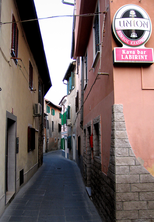 Narrow street in Koper