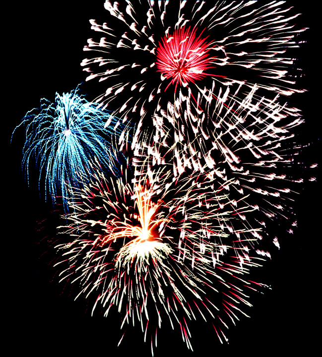 Fireworks in Corvallis, Oregon, 1957-1961