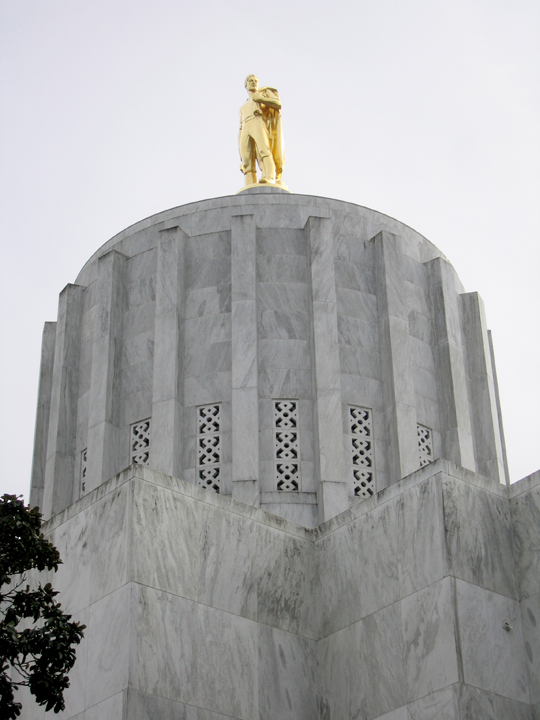Oregon Capitol Pioneer statue