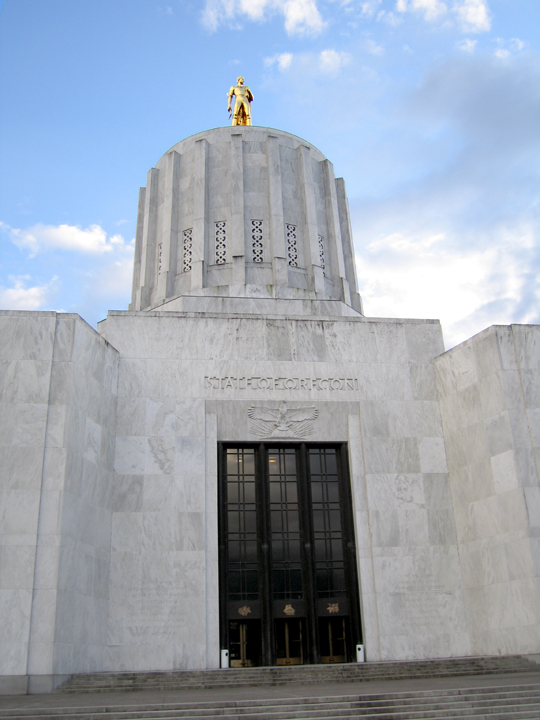 Oregon Capitol Pioneer statue
