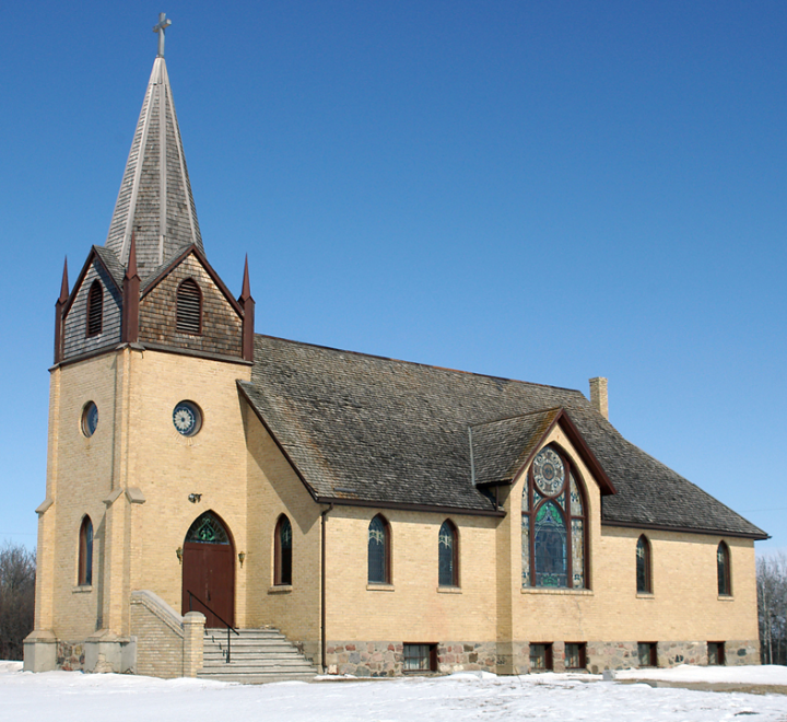 Swedish Lutheran church in Eastern Saskatchewan