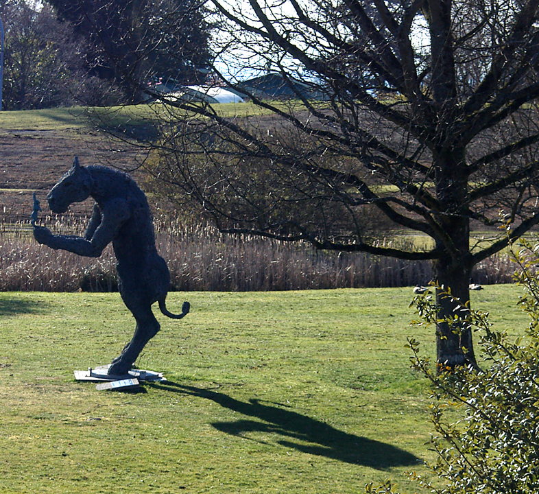 Minotaur statue at UBC Botanical Garden