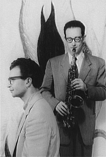 Paul Desmond and Dave Brubeck in 1954