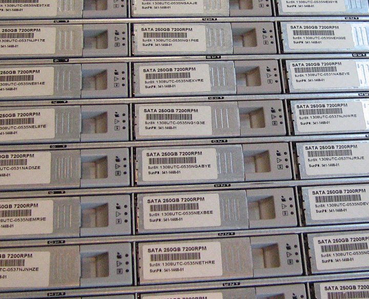 Inside a Sun X4500 Inside a Sun X4500