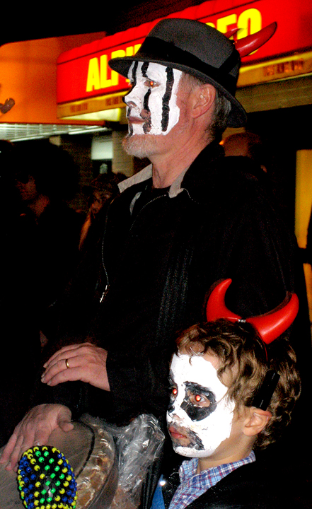 Tim playing Djembe at the Parade of the Lost Souls