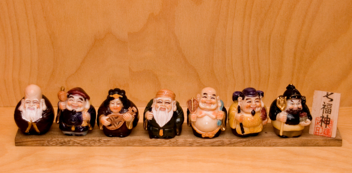 The seven lucky gods The seven lucky gods