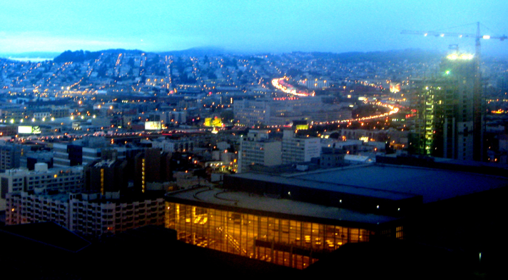 San Francisco view, dawn San Francisco view, dawn