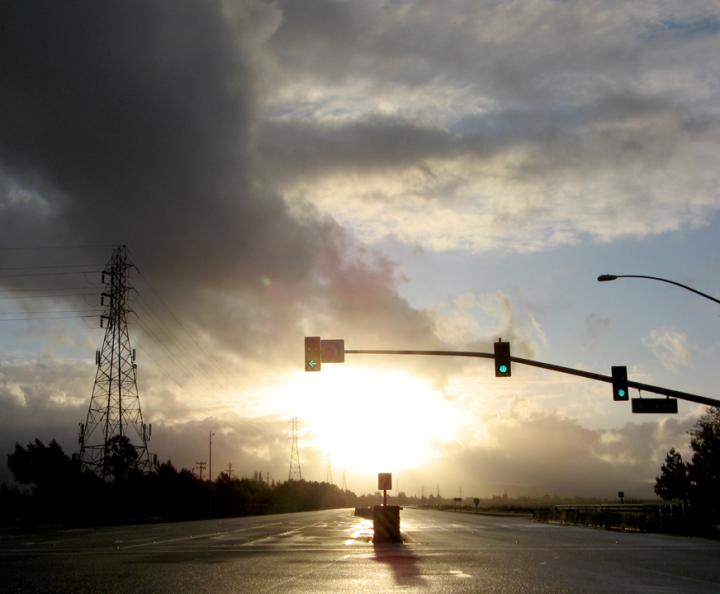 Dusk in Palo Alto