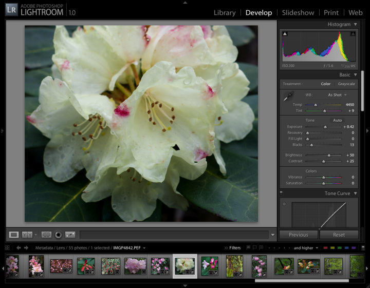 Adobe Lightroom Screenshot Adobe Lightroom Screenshot