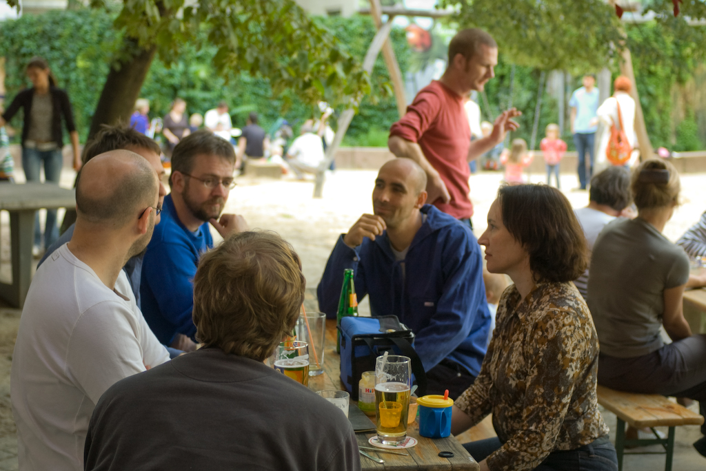 Nice outdoor restaurant in Berlin