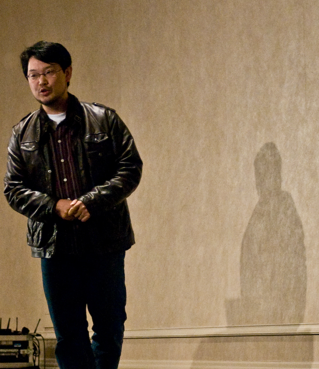 Matsumoto Yukihiro (Matz) at his RubyConf 2007 keynote