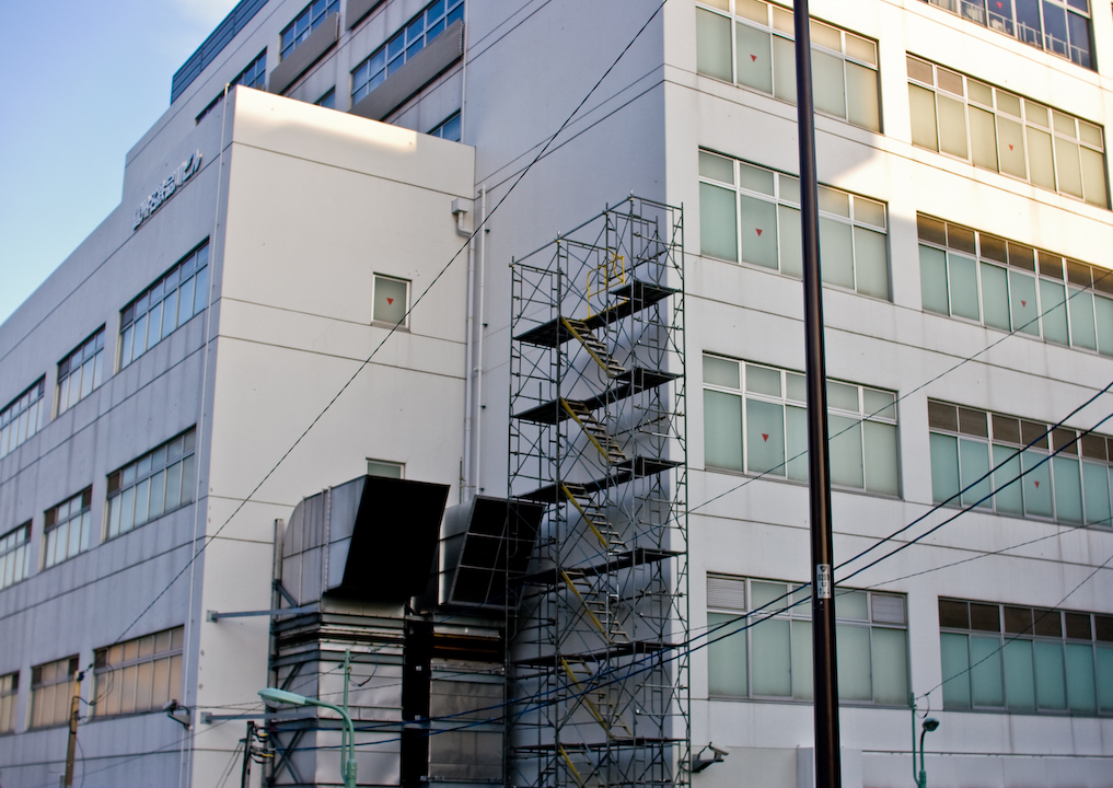 Industrial building somewhere near Shinagawa