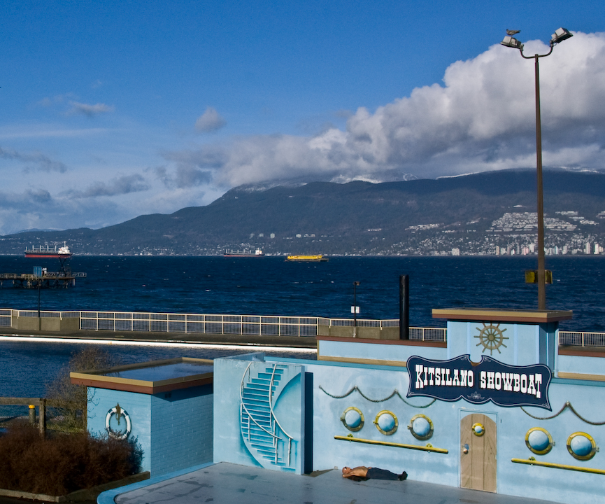 Kitsilano beach, Christmas Eve 2007