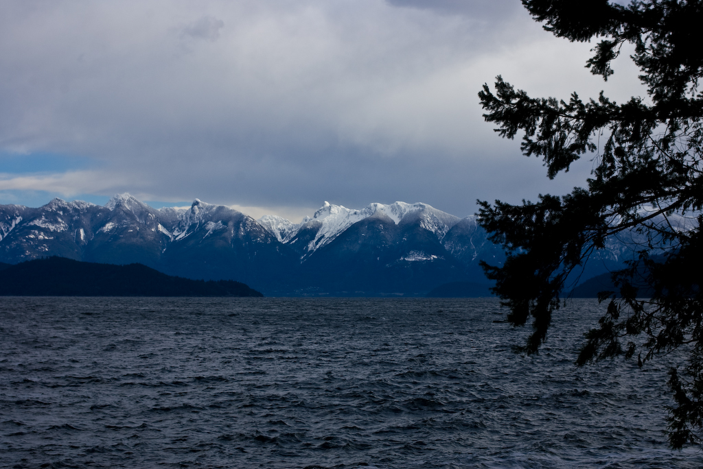 Looking north-east from Keats Island