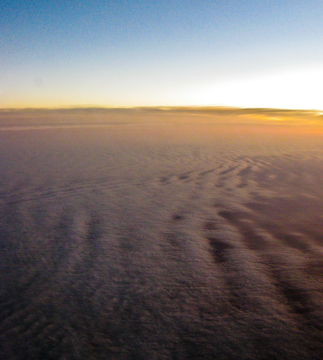 Clouds somewhere between Dallas and Vancouver