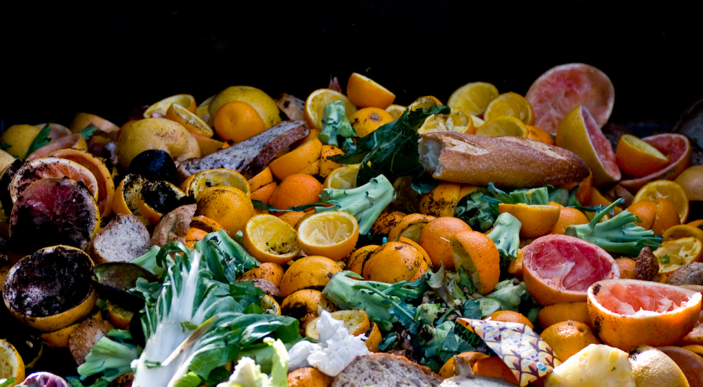 Garbage at the Granville Island Market