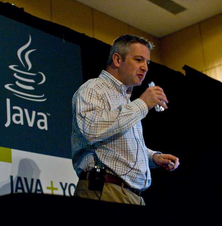 Rob Nicholson presenting at JavaOne 2008