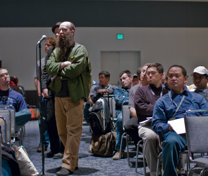 Members of the Java community at JavaOne 2008