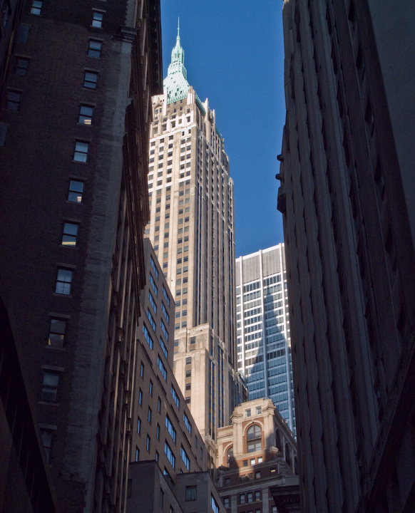 Crowded buildings in New York’s financial district. Crowded buildings in New York’s financial district.
