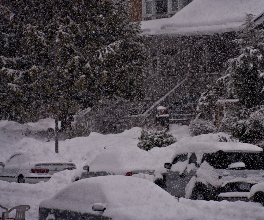 Heavy snow in Vancouver, January 2009