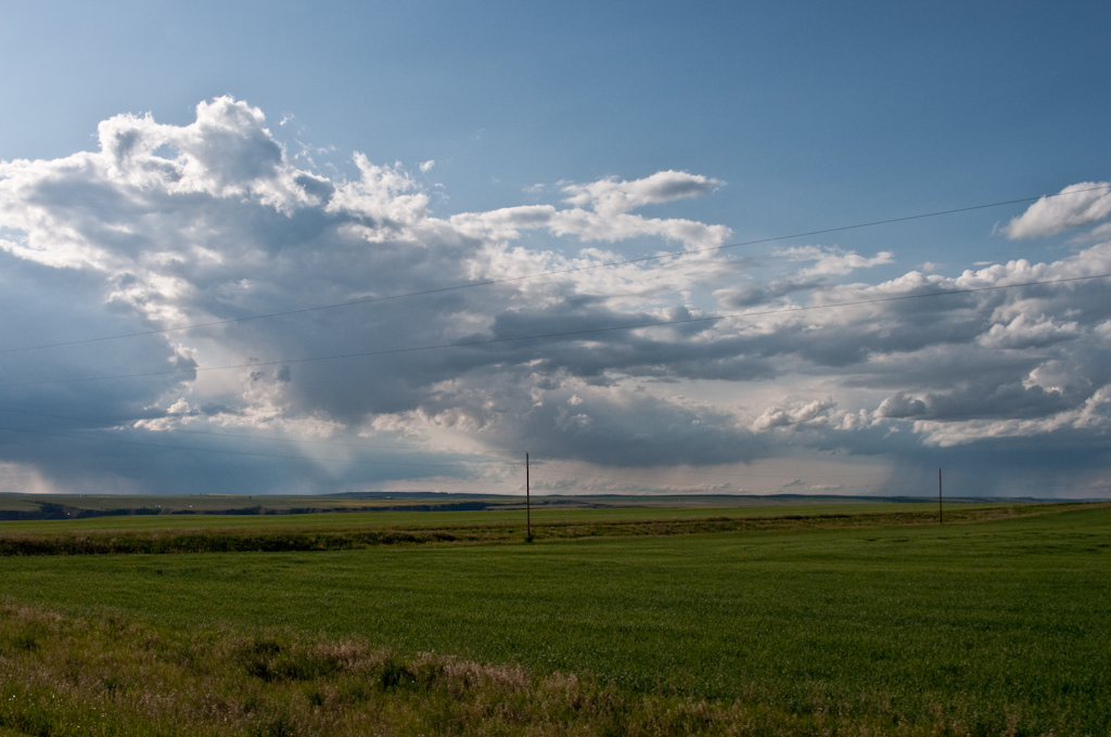 July Alberta skyscape