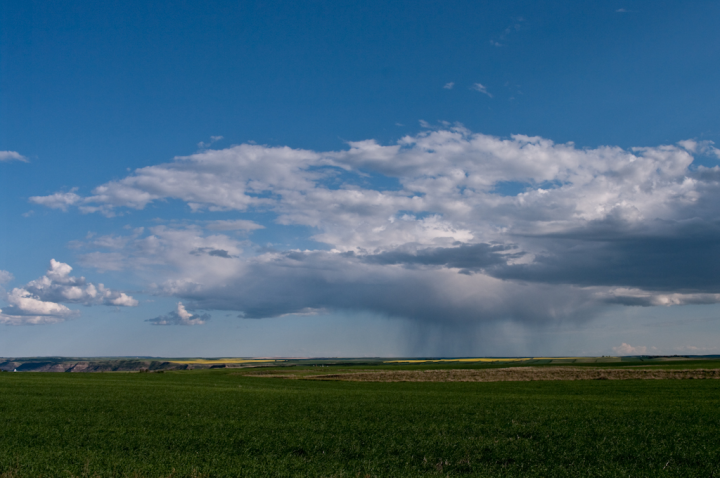 July Alberta skyscape