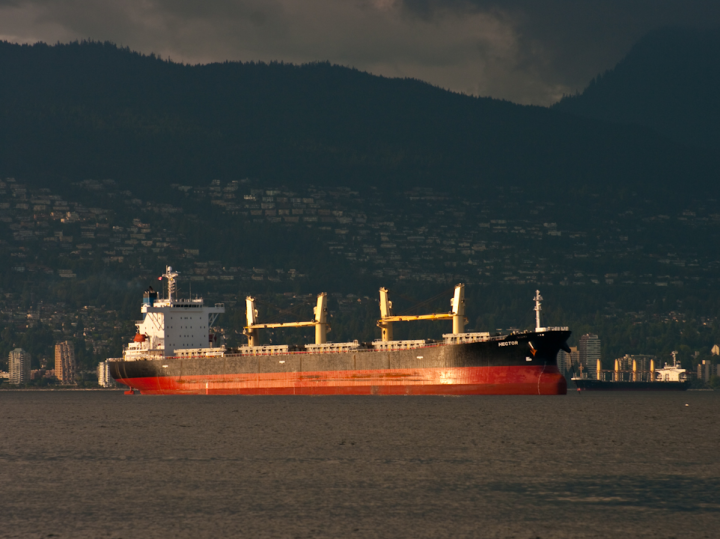 Marine vessel Hector in Vancouver harbor