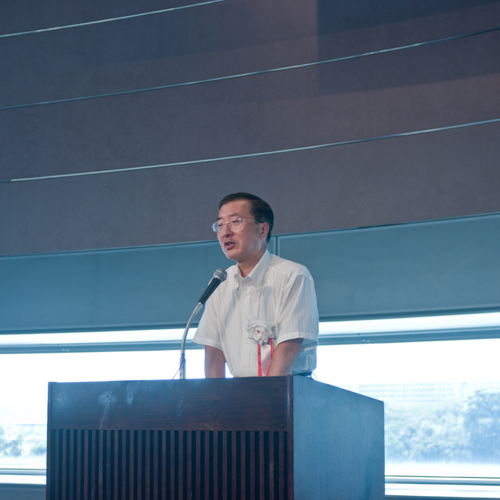 Matsuura Masataka, mayor of Matsue, Shimane, opens the RubyWorld 2009 conference