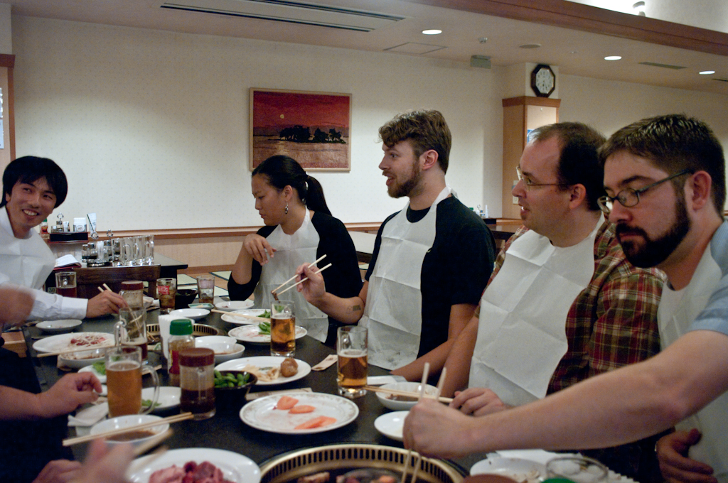 Dinner at the Shimane Beer company