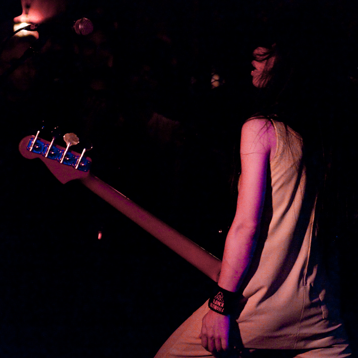 Ritsuko Taneda of Shonen Knife performs in Vancouver