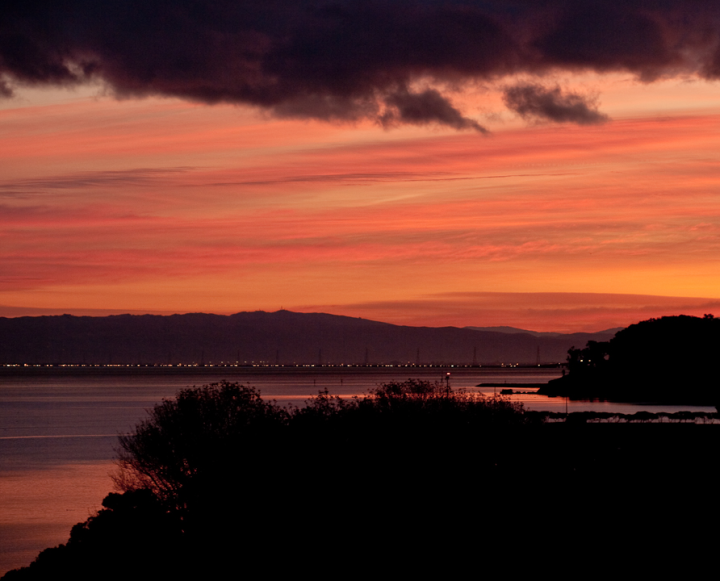 Sunrise over San Francisco Bay