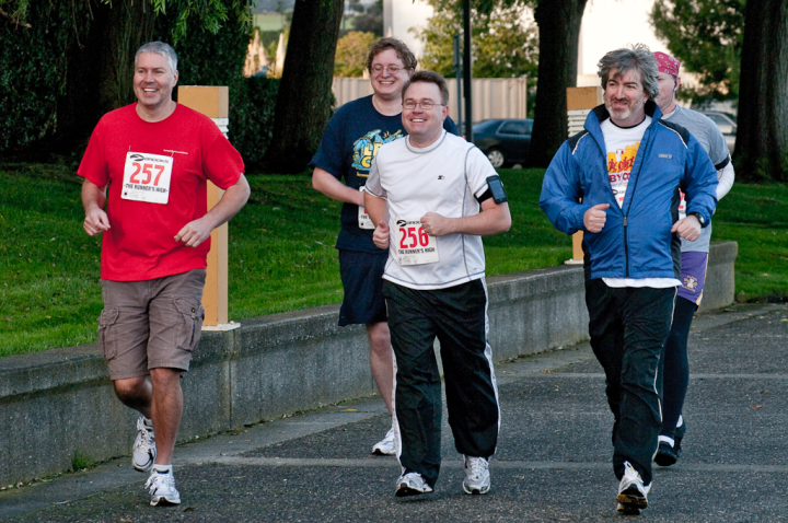 The 5k run at RubyConf 2009