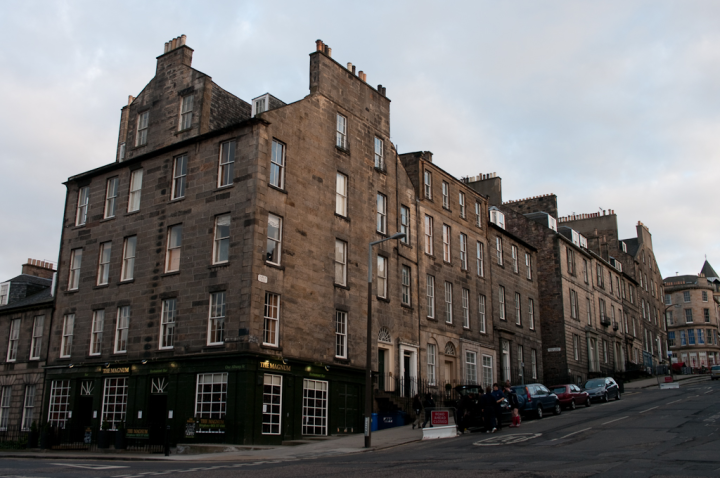 Street scene in Edinburth