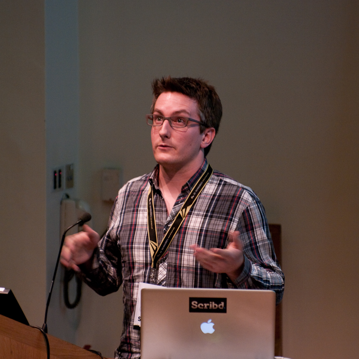 Tyler McMullen at the Scottish Ruby Conference