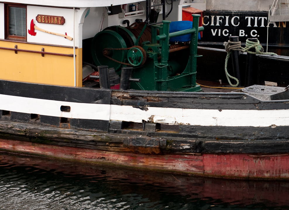 Nautical scene in the harbor at Gibsons Landing