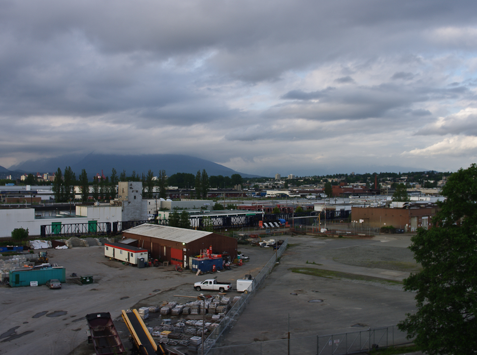 Vacant space in central Vancouver