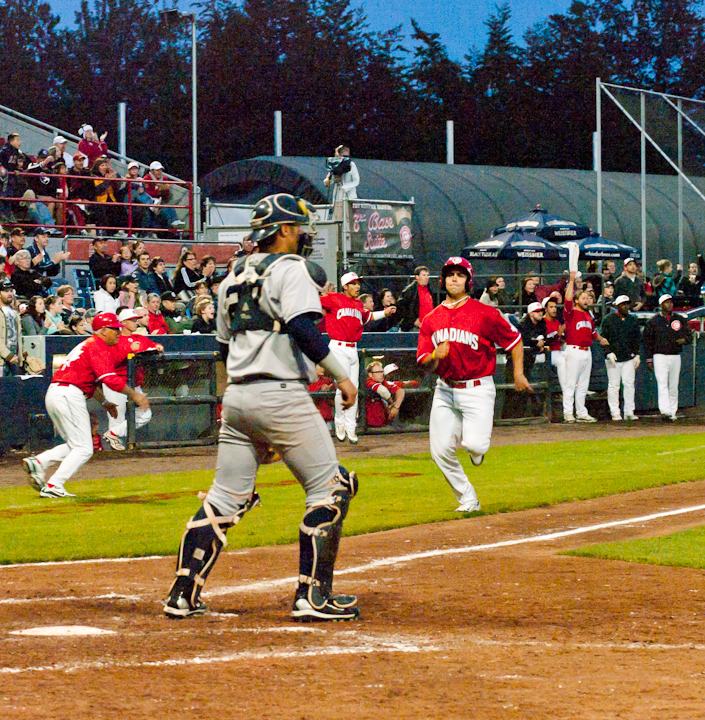 Vancouver Canadians play Yakima, July 1 2010 Vancouver Canadians play Yakima, July 1 2010