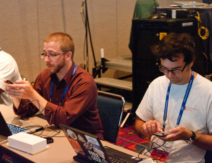 Android Hands-on attendees at OSCON 2010