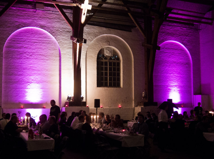 Dinner party in the former Stables at JAOO in Århus