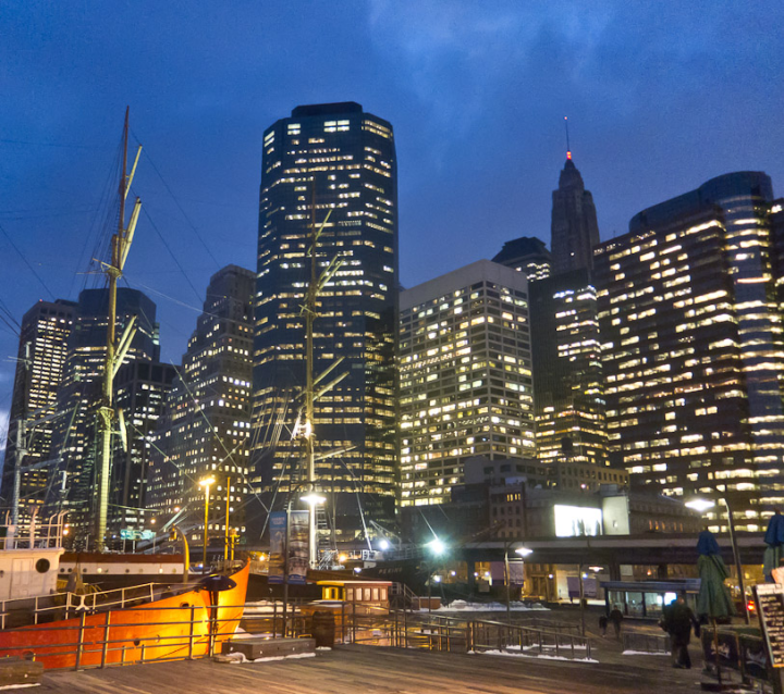 Manhattan from the South Street Seaport