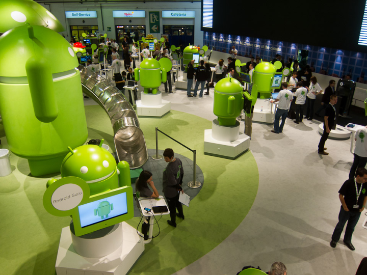Android booth as MWC 2011 opens