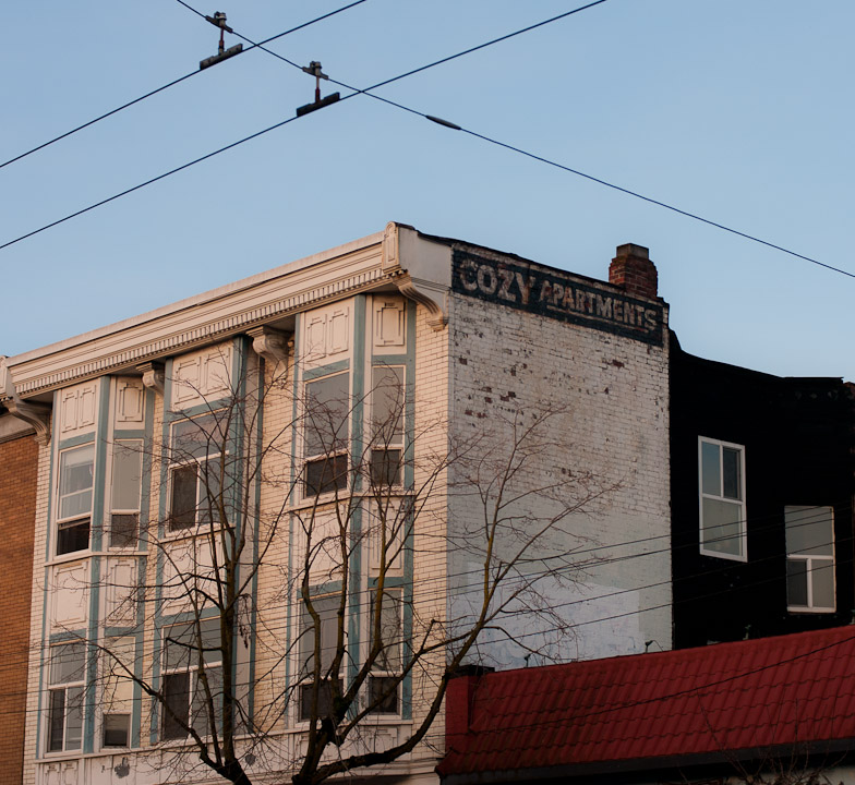 What was once Cozy Apartments on The Drive in Vancouver