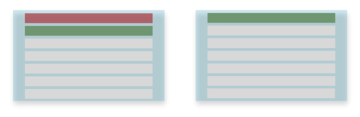 Figure 2: Alternatives after scrolling