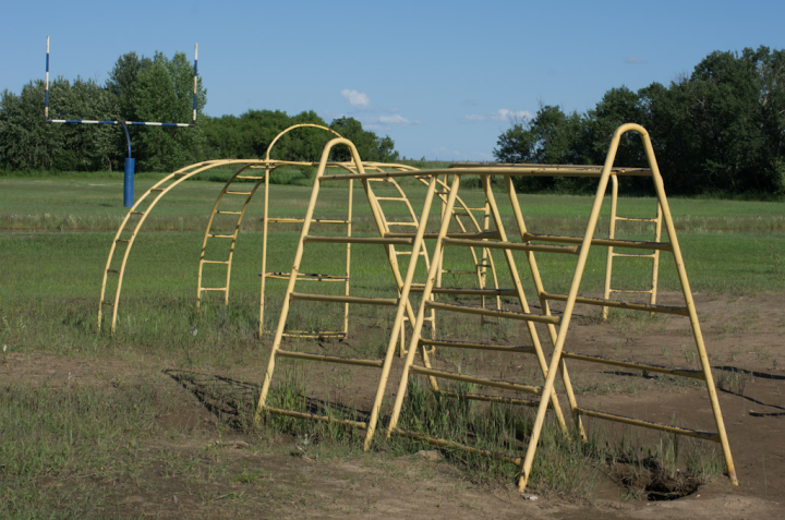 Old playground equipment