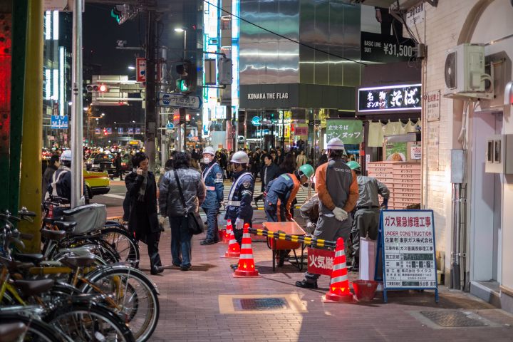 Tokyo streetcorner