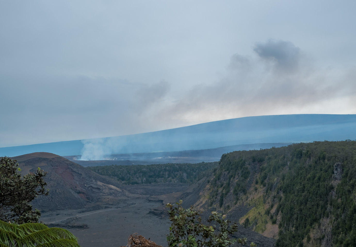 Kilauea Iki, Halemaumau, and Mauna Loa