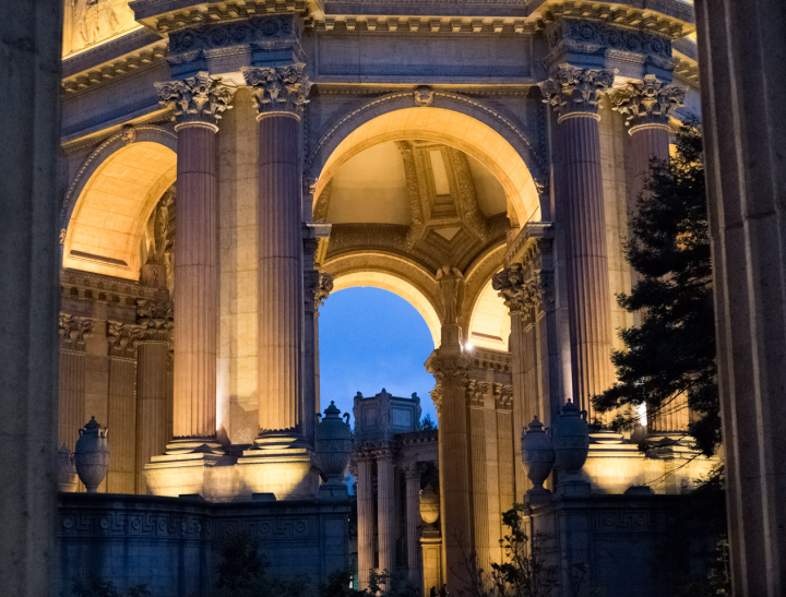 The Palace of Fine Arts in San Francisco