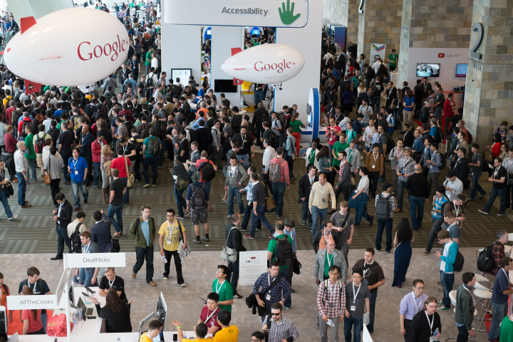The crowd at Google IO 2013 The crowd at Google IO 2013