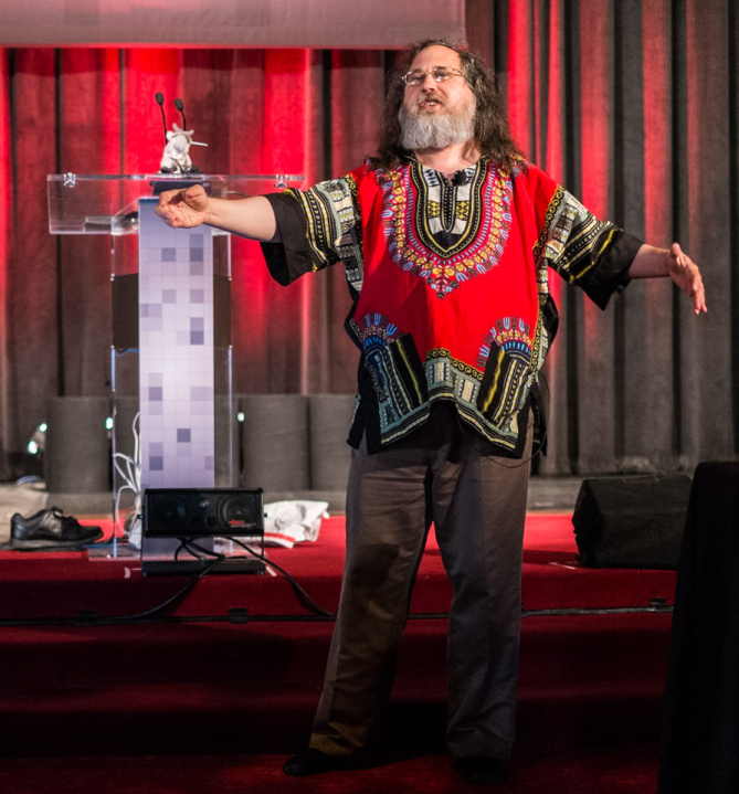 Richard Stallman at DevBeat