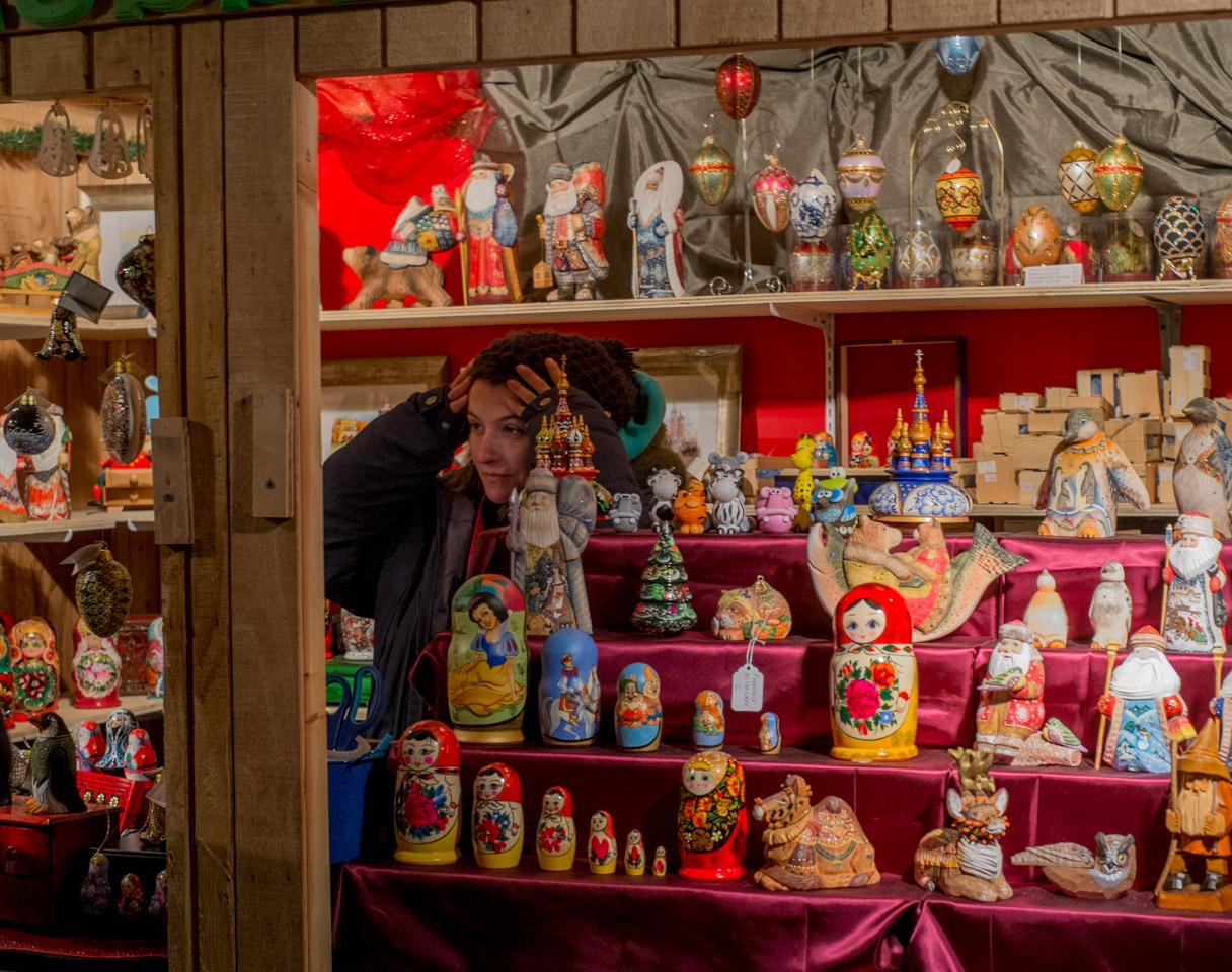 Polish-crafts booth at Vancouver’s Christmas Market